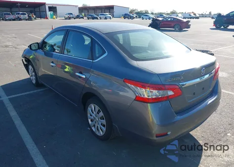 2015 Nissan Sentra S из США, поврежденный, VIN 3N1AB7AP2FY331327